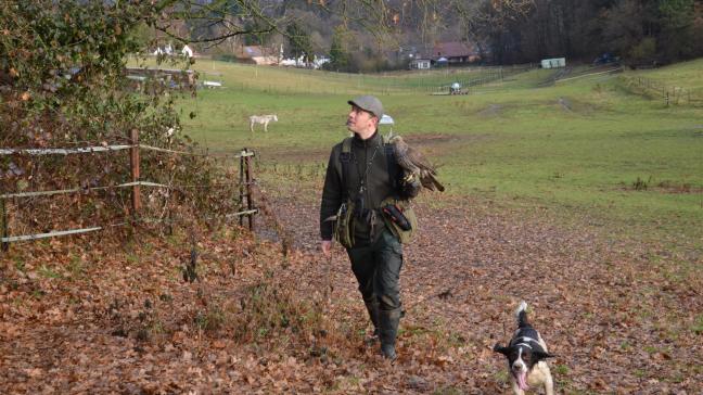 Oiseau, chien et fauconnier forment une équipe soudée et coordonnent leurs efforts. On parle d’équipage.