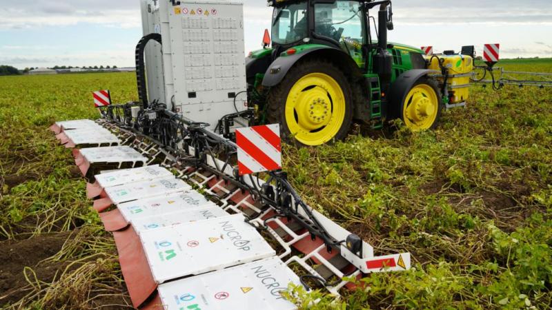 Nucrop, la solution électrique hybride de protection des cultures, sera sur le marché belge en 2023.