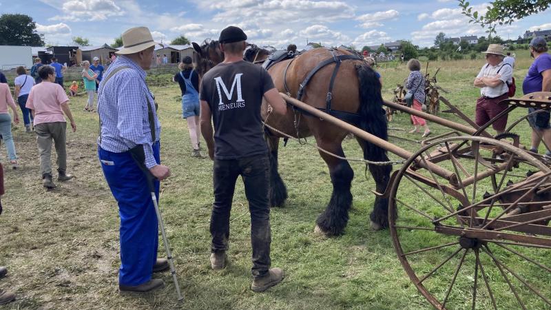 Le «Village de la Traction animale » est l’une des attractions de la Petite Foire.
