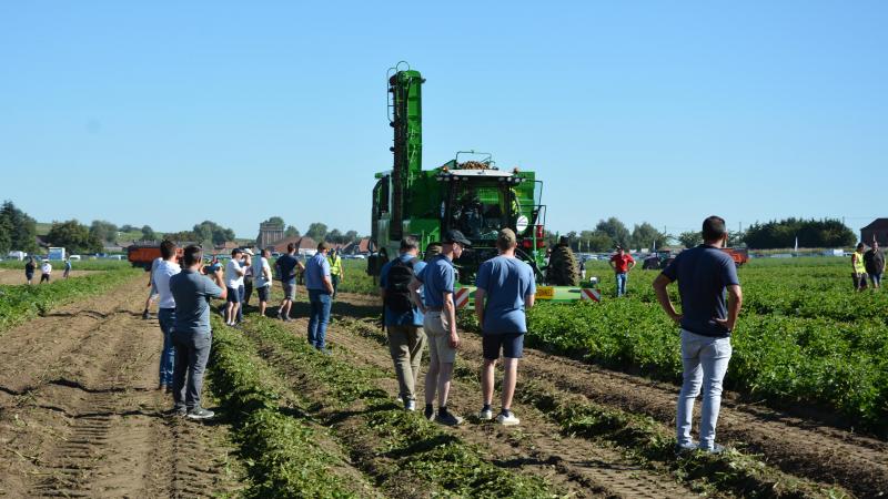 Les démonstrations de matériel, notamment de récolte,  constituent un des attraits majeurs de PotatoEurope.
