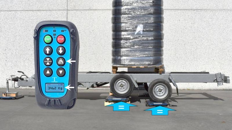 Grâce aux ressorts pneumatiques et au système de mesure de la hauteur intégrés, la force exercée sur chaque roue reste constante, améliorant ainsi le confort de conduite et la sécurité et réduisant l'usure.