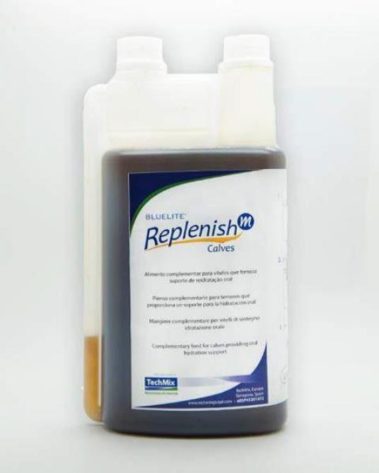 BlueLite Replenish M est un électrolyte formulé pour les veaux souffrant de diarrhée.