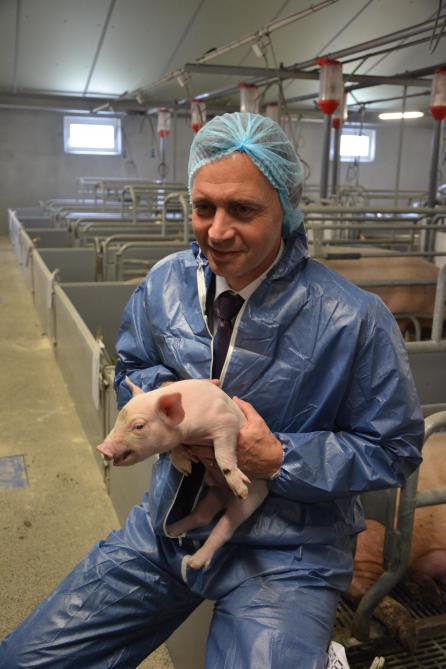 « Pour la viande de porc « Mieux pour tous »,  nous ne travaillons qu’avec des éleveurs belges », insiste Xavier Piesvaux,  Ceo de Delhaize.