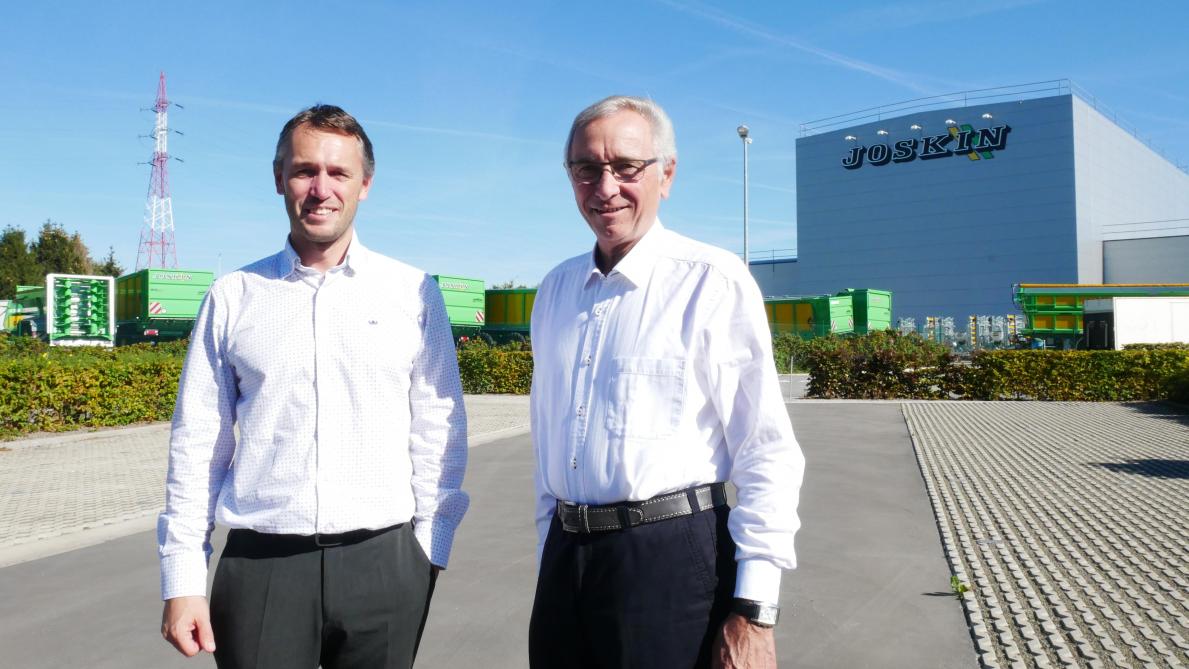 Victor Joskin (à droite) et son fils, Didier.