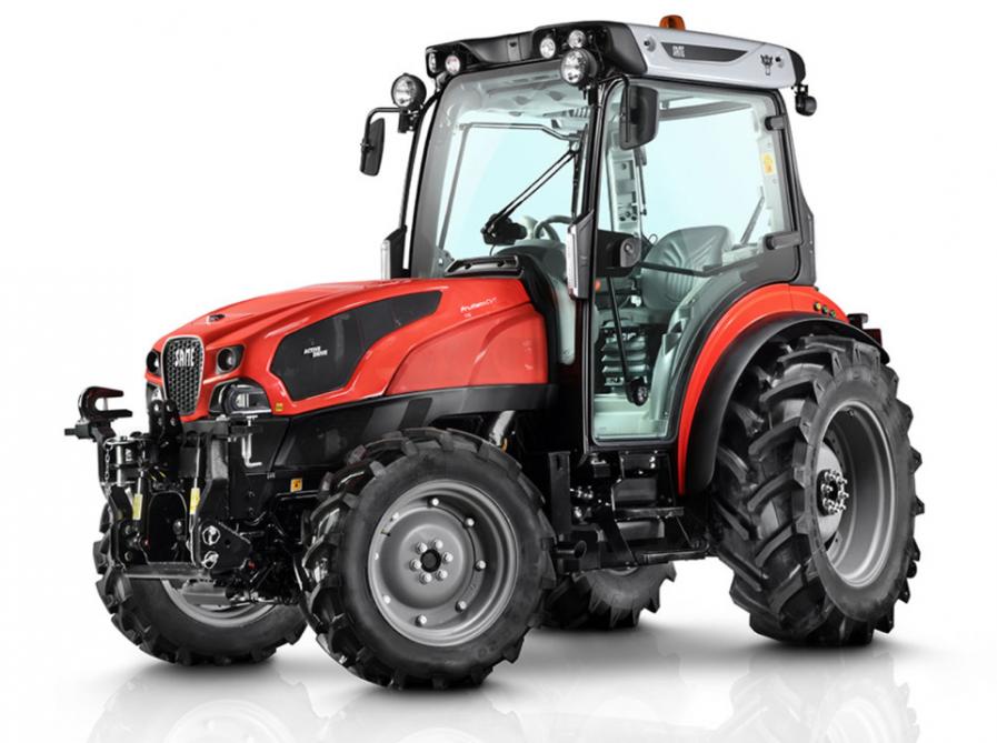 Le Frutteto ActiveSteer & Agrosky (Same) est le premier tracteur pour vignobles et vergers à quatre roues motrices.