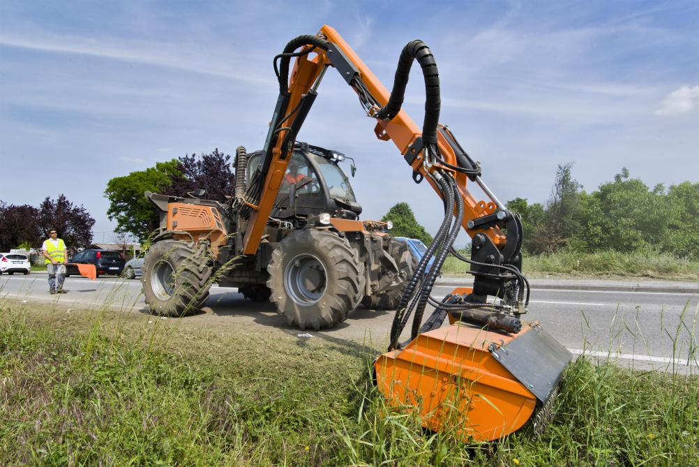 Polyvalent, le Tre Emme MM 160MC doit être vu comme un véritable tracteur «
4
saisons
».