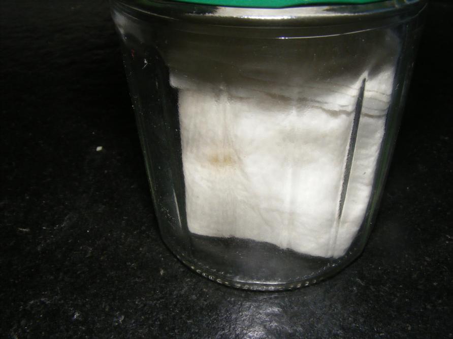 Le papier humidifié est placé dans un pot à confiture ou un sachet plastique pour éviter qu'il ne se dessèche. Chaque jour, nous observons la germination. Selon les espèces, cela prendra quelques jours à près de deux semaines, à la température ambiante d'une maison. Tout cela nous permettra d’évaluer le pouvoir germinatif d’un lot de semences.
