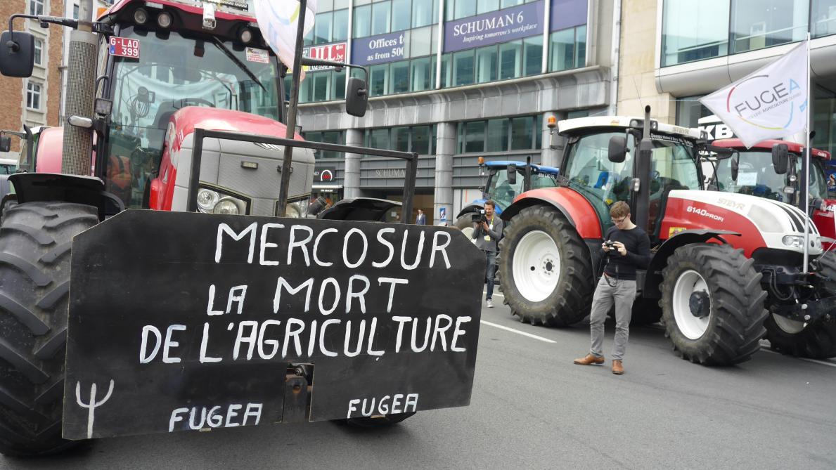 « Nous devons être très attentifs au projet d’accord avec les pays du Mercosur.  Notre agriculture ne doit pas en être la victime », insiste le ministre Clarinval.