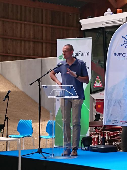 Sébastien Weyckmans : « WalDigiFarm est né d’une discussion de comptoir entre développeurs et utilisateurs de solution d’agriculture connectée sur le stand de Digital Wallonia ».