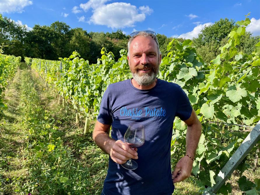 Patrick Nijs, l'un des vignerons flamands les plus créatifs.