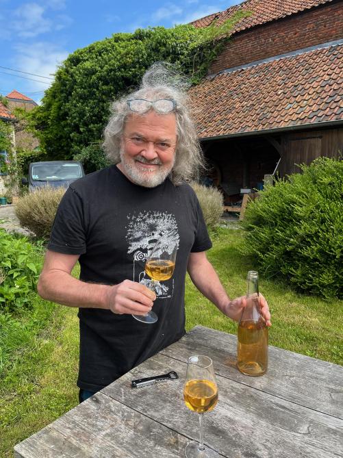 Laurent Mélotte, ingénieur brassicole reconverti dans le vin méthode nature.