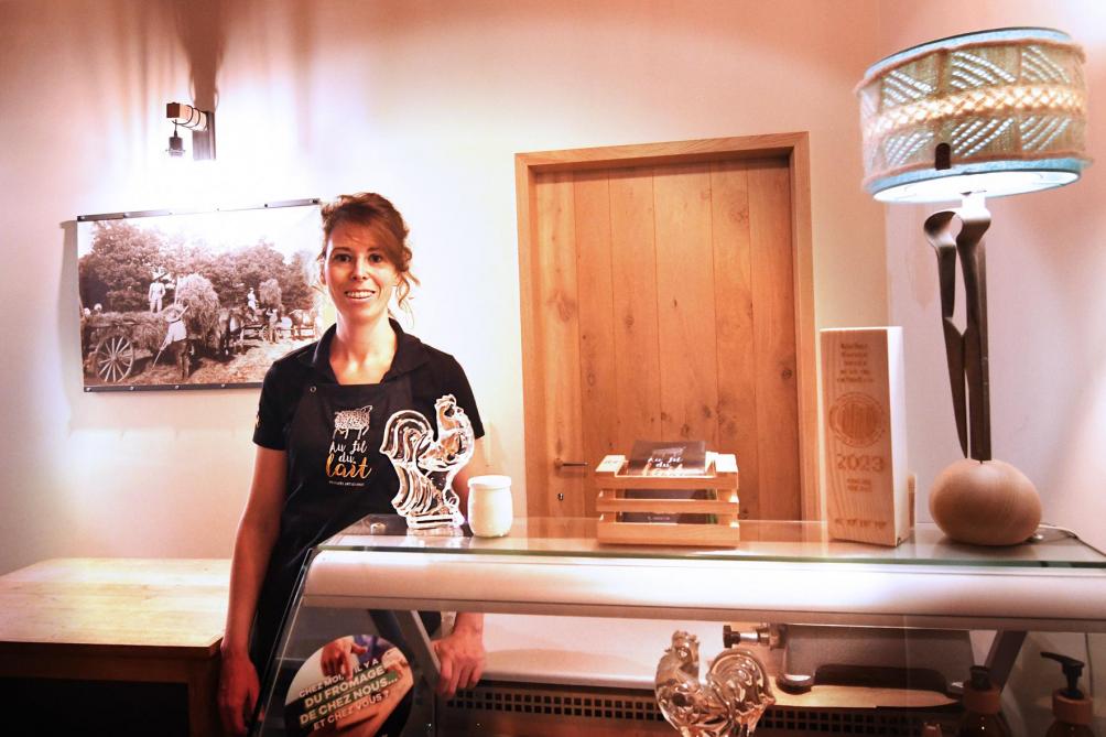 Céline Wagner, yaourt entier au lait de vache.