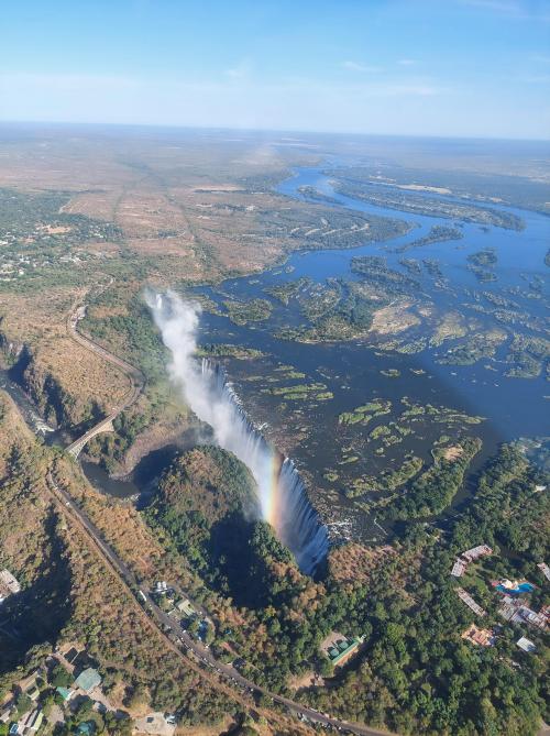 Les chutes Victoria, impressionnantes de force et beauté.