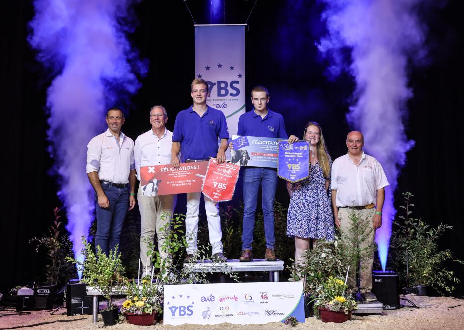 Les lauréats BBB et Holstein.