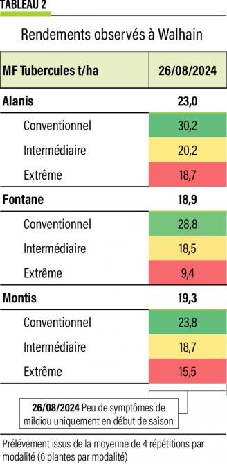 37-Rendements observés à Walhain