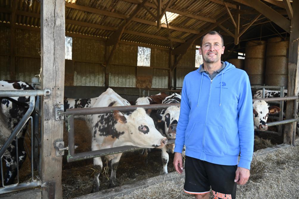 Jean-Michel Arondel est la 3e génération de la ferme, et les enfants sont prêts à prendre la relève.