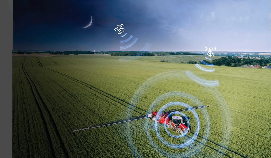 Le degré de  précision du guidage dépend du signal de correction choisi.