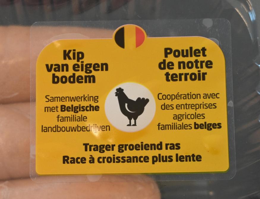 La production des éleveurs de la coopérative Be-Avicop est écoulée chez Colruyt, dans la nouvelle gamme  « Poulet de notre terroir ».