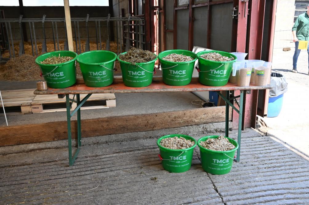 Avec l’agriculteur, le technicien Tmce réalise un bilan de l’efficacité alimentaire  en divisant la production par le total ingéré en matière sèche.