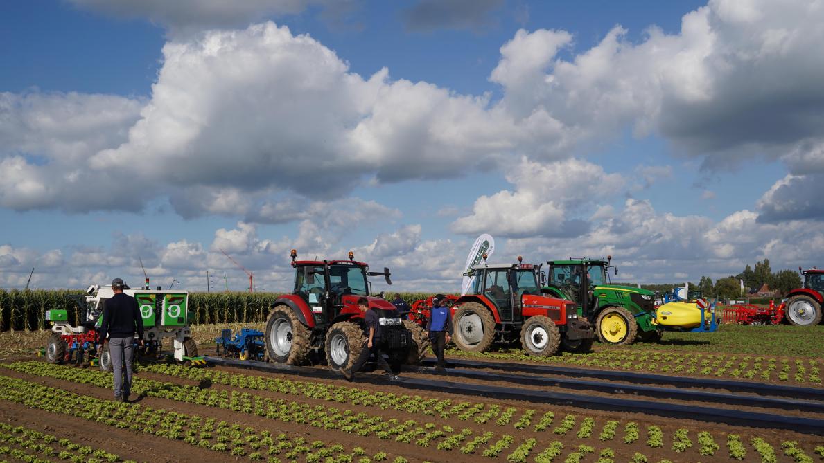 Des démonstrations de désherbage mécanique et robotisé sont prévues  tout au long du week-end, au sein des parcelles maraîchères.