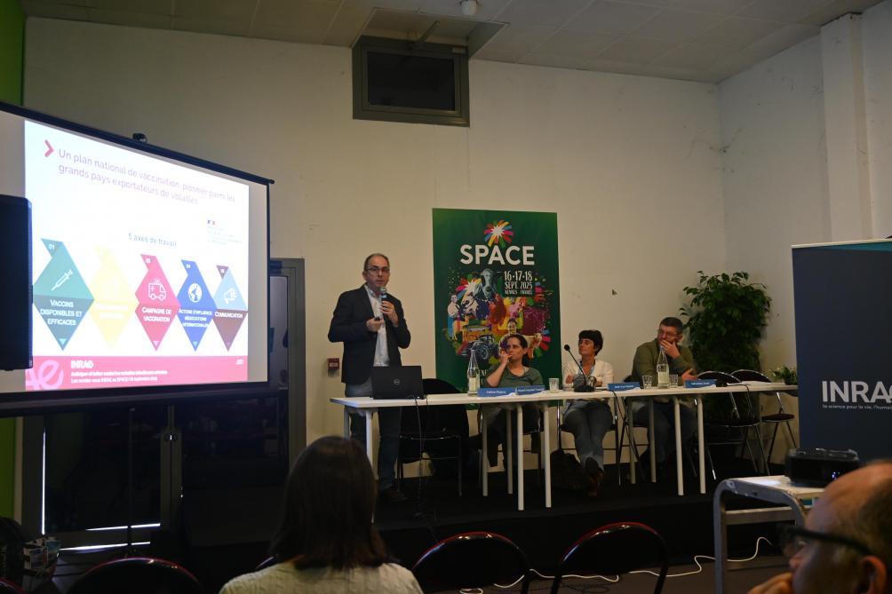 C’est au salon Space à Rennes que s’est tenu  ce rendez-vous  de l’Inrae où  la nécessité de l’approche d’«une seule santé» a  été mise en  épingle.