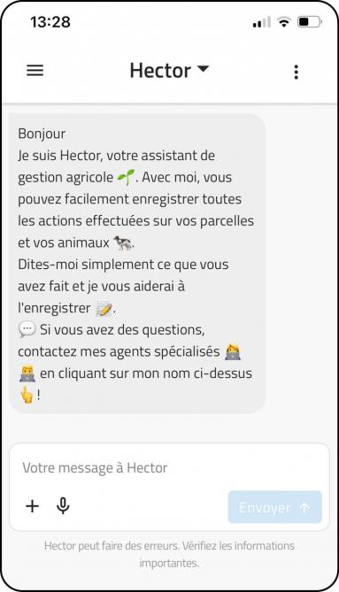 « L’agriculteur n’est pas un informaticien.  Hector se veut simple et intuitif. Aucune  formation n’est nécessaire avant la prise  en main du logiciel », insiste Henri Louvigny.