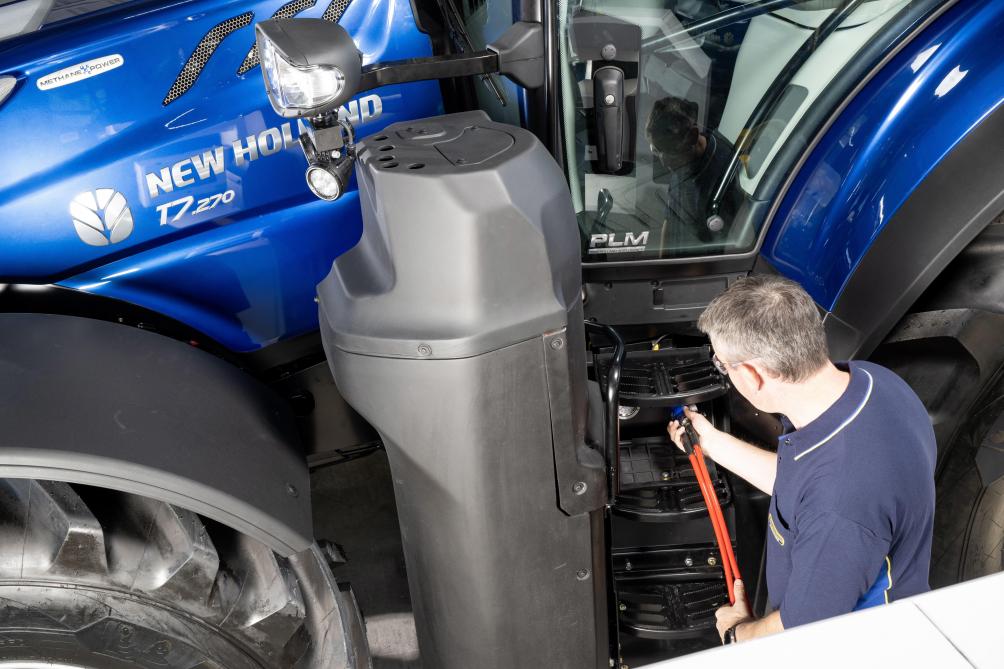 Le remplissage des réservoirs s’effectue facilement  par l’intermédiaire d’un raccord unique.