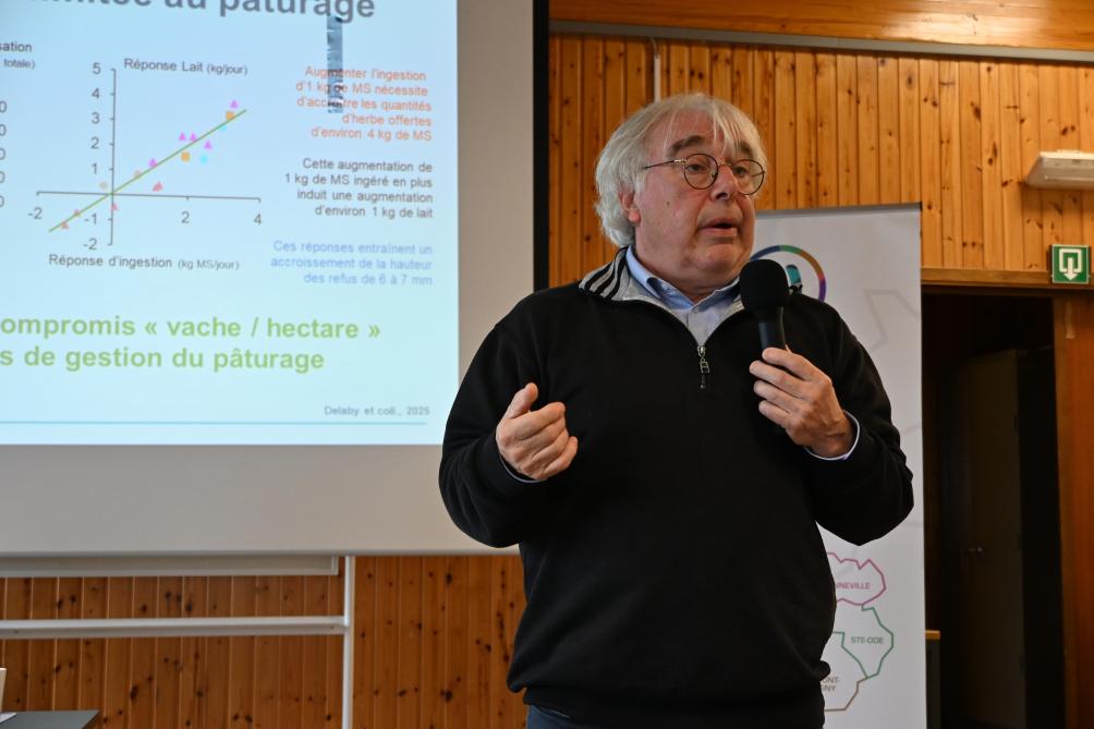 Le Cra-W a invité Luc Delaby à partager ses expériences lors de trois journées techniques.