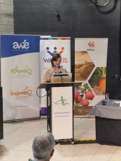 Lise Boulet a présenté le projet CowForme.