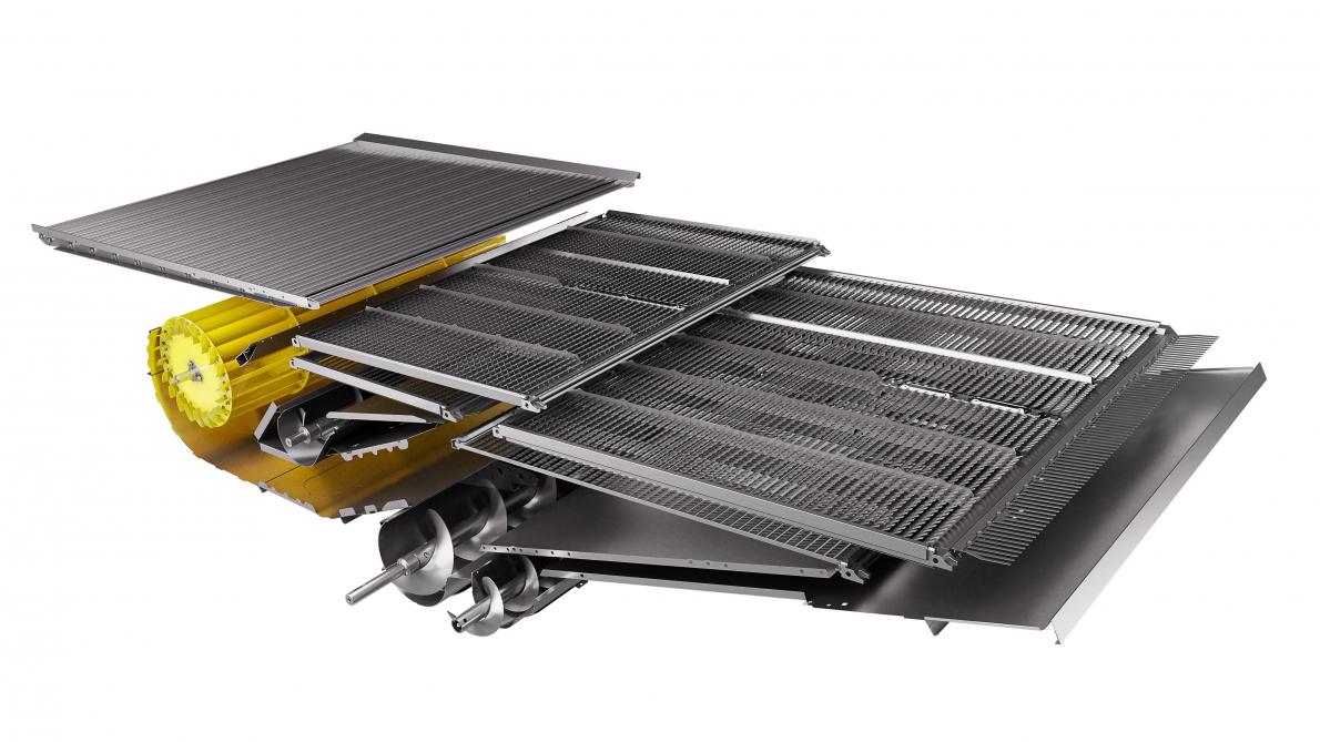 Le dispositif de nettoyage Twin-Clean équipant les CR 10 et CR 11 comprend deux systèmes de nettoyage à la suite l’un de l’autre, pour une surface totale de 8,76 m².