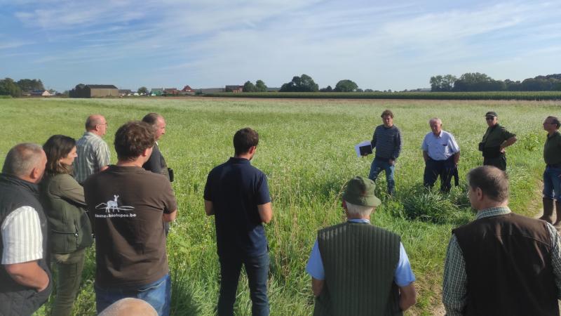 C’est en tant qu’agriculteur et chasseur que Benoit Cossée a réalisé une multitude d’aménagements  offrant le gîte et le couvert à la faune des plaines agricoles.