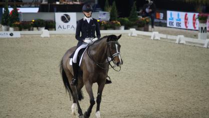 Jorinde & Tiamo remportent le dressage cette année à Malines.