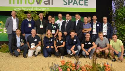 Une délégation belge présente au Space pour initier des contacts entre éleveurs et  promouvoir la Confrontation européenne qui se tiendra à Libramont. Awé, éleveurs, juges de concours, foire de Libramont... tant de beaux ambassadeurs pour 2019.