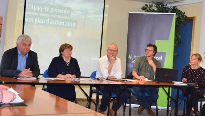 Cette nouvelle stratégie de communication a été présentée ce vendredi 5 avril au Centre l'Ilon à Namur, par Philippe Mattart  (directeur général Apaq-W) et Geoffroy Simonart (Apaq-W) en présence d’un représentant du ministre wallon de l'Agriculture  et de la présidente du Conseil d'Administration, Marianne Streel.