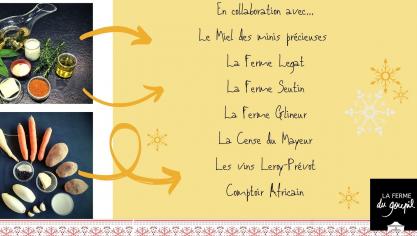 Les producteurs locaux sont des partenaires fidèles de vos tables de fêtes.