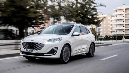 Le Ford Kuga a davantage une fonction  de véhicule familial que professionnel.