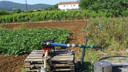 Les eaux mises en réserves peuvent être chargées et dépôts et algues. Une filtration permet d