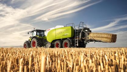 Selon Claas, les Quadrant gagnent en débit de travail et en solidité  grâce aux différentes améliorations apportées.