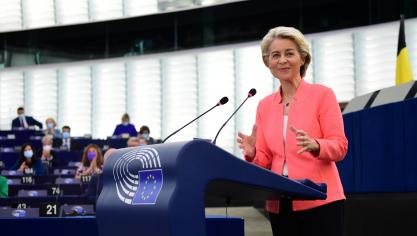 La présidente de la commission, Ursula von der Leyen, a insisté sur l’importance  de la biodiversité et de la lutte contre le réchauffement climatique  dans son discours annuel sur l’état de l’Union.