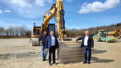Le coup d’envoi des travaux a été donné début avril.