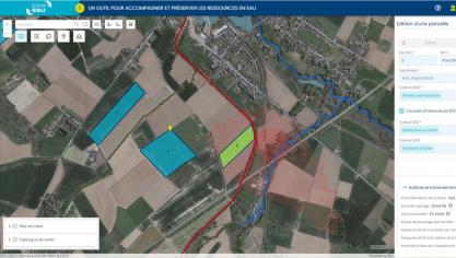 Les données générées par l’outil sont calculées sur base de la situation parcellaire  et de la rotation des cultures sur les trois dernières années en regard  des différentes couches cartographiques de l’outil .