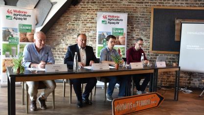 Soutenir le développement des circuit courts, de la consommation de proximité de produits locaux, durables et de saison, sont autant d’éléments qui constituent l’un des piliers  stratégiques de l’agriculture wallonne.