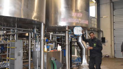 John-Christian Kavakure a posé ses valises en Belgique dans les années 90 et préside avec bonheur aux destinées des Brasseries de Flobecq.