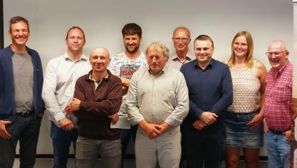 Ces neuf membres sont prêts à défendre l’agriculture biologique en Wallonie.