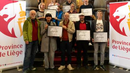 Les 8 lauréats ont reçu un prix de 5.000 € pour soutenir et encourager  le développement  de leur action.