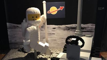 La conquête spatiale, en 250.000briques!
