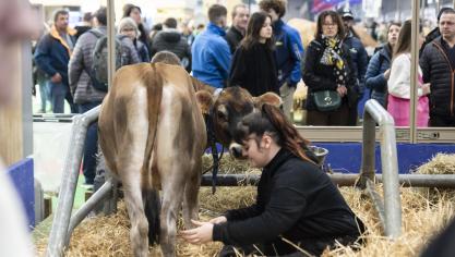 Sentir les liens qui unissent les éleveurs  et leurs animaux, tel est  un des objectifs du  salon parisien.