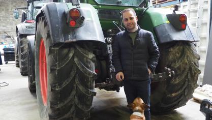 Victime d’un cambriolage, Thomas Cnockaert a investi 45.000€ pour améliorer les systèmes d’alarme et de vidéo-surveillance sur son exploitation de Mettet.