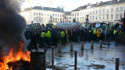 L’enquête pointe, notamment, que les agriculteurs qui n’ont pas participé  aux manifestations les soutiennent malgré tout.