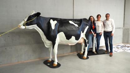 Christel Daniaux, Françoise Deliège (Epasc) et Thibault Fiasse (directeur du bachelier à la Hepn), mobilisent leurs efforts pour permettre aux élèves de disposer des meilleurs outils pratiques pour embrasser les métiers de l’agriculture.